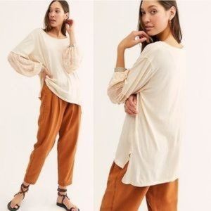 Free People We The Free Jade Long Sleeve Top Size S
